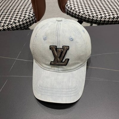 Lv路易威登新款原单牛仔棒球帽 原版帆布面轻盈透气 质量超赞 基础头围56 贴片可调节