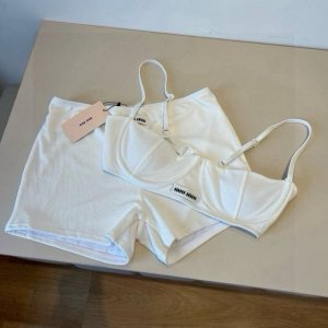 miumiu缪缪官方新款泳衣比基尼 高端定制 S M L Xl