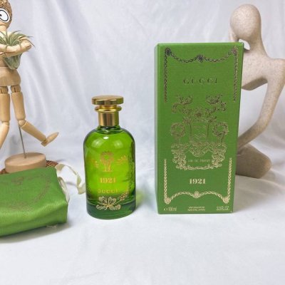 专柜品质 Gucci 古驰 周年限量翡冷翠炼金术士的花园1921香水 Ml 新香 夏日清新感的绿色Gucci 炼金士花园系列的新香-Thealchemist's