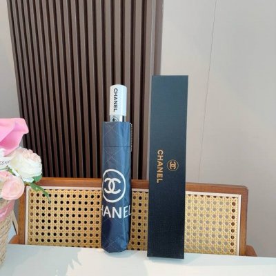 Chanel 香奈儿 三折自动折叠晴雨伞 选用台湾进口Uv防紫外线伞布 原单代工级品质