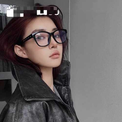 香奈儿Chanel菱格纹双C Logo女士平光镜3442眼镜架 时尚女款