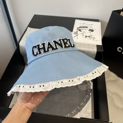 chanel香奈儿牛仔渔夫帽 头围57Cm