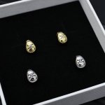 celine 凯旋门小金豆耳钉，Preclous新品 简单时尚耳钉火爆款出货 设计独特 前卫 美女必备款！