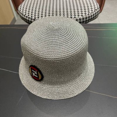 80 Fd芬迪新款草帽，拼老花Ff面料，名媛必备，头围57Cm