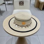 路易威登Louisvuitton夏季草帽女平顶复古度假风渔夫帽户外沙滩防晒遮阳民族风平沿宽檐遮