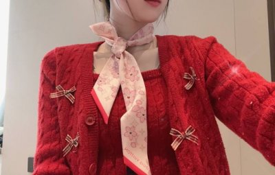 lv驴家100%真丝 18姆米重磅斜纹材质， 长条丝巾Twilly束发带 尖角樱花笑脸 120X5Cm 一条神奇的束发带 绑包包，绑头发 ♀当手环 ♀无论是搭配