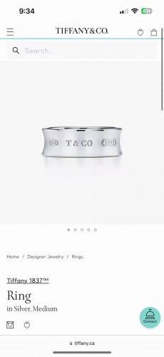 tiffany 蒂芙尼戒指 简约大气百搭 潮流单品 全新升级版 戒指码数 67891011 V金镀铂金层 非常不错的款式推荐这款 搭配设计多元素每一层设计每款都