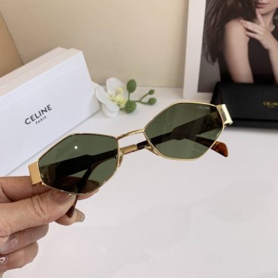 Celine赛琳 新款菱形框太阳眼镜 火爆遮阳墨镜 小脸生佩戴超好看 ！