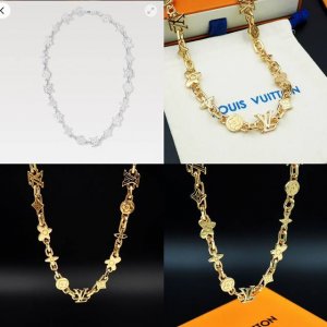 驴家Monogram Craggy 项链出自路易威登与 Tyler 合作系列，亮泽黄铜雕琢 Monogram Craggy 元素、Lv标识和当季标志性雏菊，所厲