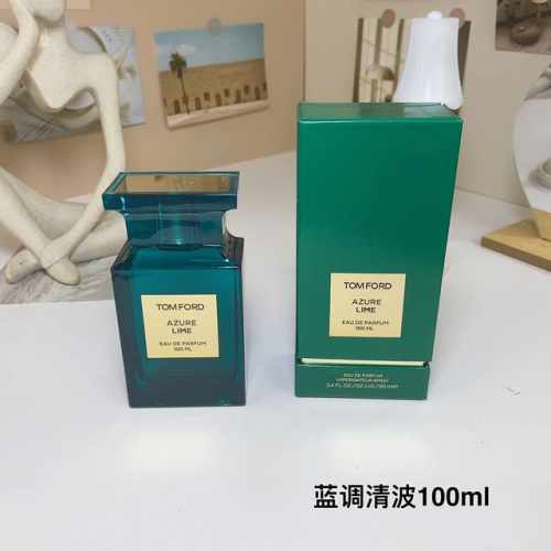 专柜品质 Tf 汤姆福特新香 Azure Lime 蓝调清波 蓝调酸橙 中性香水100Ml 前调：薄荷青柠 中调：南非香叶木紫罗兰叶 尾调：檀香橡木