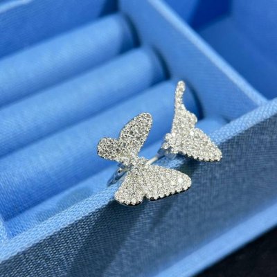 新品Hefang何方蝴蝶梦戒指。
