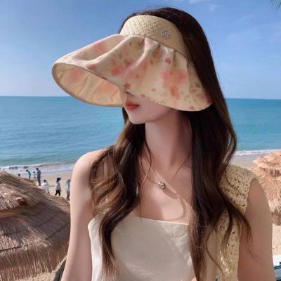 香奈儿 新款夏季新款直播爆款遮阳帽空顶帽，大牌出货，好搭！出街必备
