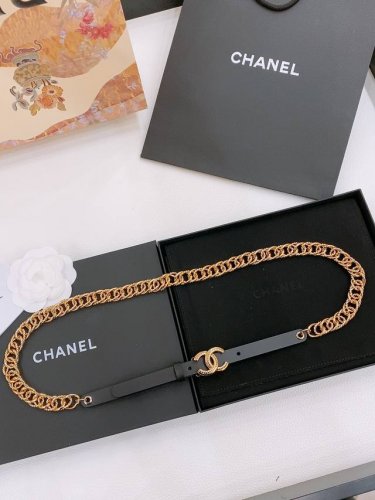 Chanel 25螺纹腰链 纯手工黄铜电真金五金 麻花螺纹链一点一点纯手工接成 精致腰链 尺寸70-95 限量款