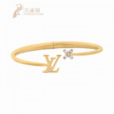 lv新款手镯 新品 简单时尚专柜一致黄铜材质电镀18K金 火爆款出货 设计独特 前卫 美女必备款！
