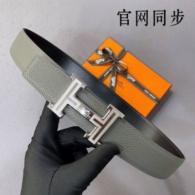 hermes- 宽度38Mm精品 双面 原版皮 配精品扣，顶级品质，精工制作，实物拍摄，高端奢华 顶级