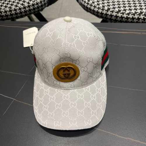Gucci 古奇 经典原单棒球帽专柜1:1开模订制，最高版本，原版帆布轻盈透气！实物拍摄，四季百搭男女适用，基础头围56，贴片可调节。