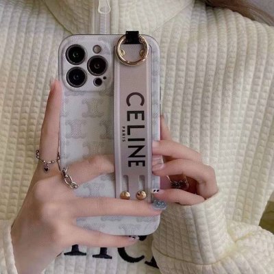 赛琳Celine直边波点相框 手腕带手机壳 全包磨砂软壳 凹造型神器 型号 为了不出现报错型号 请打开本机查看手机设置显示的型号 iphone16系列更新 ip