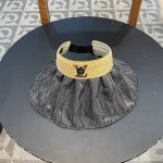 lv路易威登 夏季新款遮阳帽空顶帽，非常重工沙滩日常都能戴的一款
