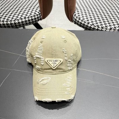 普拉达 prada 2025新款重设计款棒球帽，新款出货，大牌款超好搭配，赶紧入手！