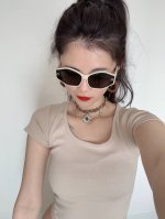 miumiu 缪缪2025开春新款闪耀新款璀璨登台 太阳镜潮品 精致个性设计简约时尚 专柜品质值得拥有 绝对潮爆 提升个人品味的时尚单品 型号：M7232