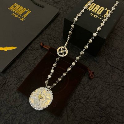 新品上架 Goro’S高桥吾郎 复古银饼金鹰吊坠 高桥经典项链 顶级版本 认准独家拍摄 主攻高端市场 绝对区别普通版本！图片产品细节与Zp一致！原版制作工艺 精