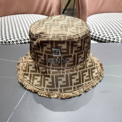 Fendi 芬迪 2025早春新款韩版时尚原单渔夫帽 官网新品简约大气 細節做工完美爱不释手亲 赶紧入手吧男女同款