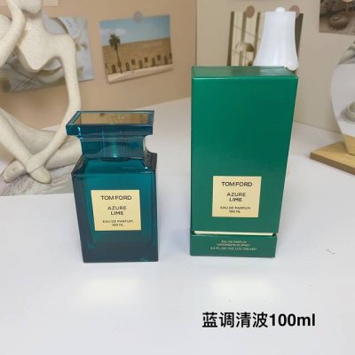 专柜品质 Tf 汤姆福特新香 Azure Lime 蓝调清波 蓝调酸橙 中性香水100Ml 前调：薄荷青柠 中调：南非香叶木紫罗兰叶 尾调：檀香橡木