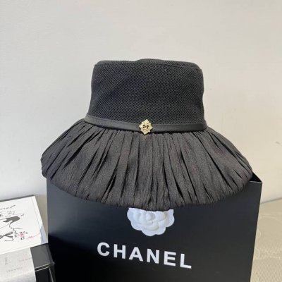 chanel香奈儿新款灯笼帽，遮阳帽，可折叠，头围57Cm