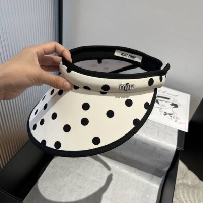 缪缪Miumiu空顶发箍遮阳帽