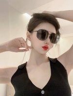 Gucci 2025新款男女情侣款太阳镜多边形墨镜Ip电镀永不褪色 超轻超有弹性整幅眼镜无螺丝重要的是压不坏 高清尼龙镜片、精湛的工艺 原版材料 休闲大气不挑人