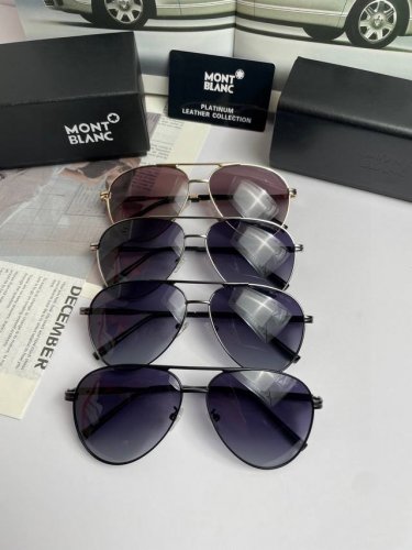 新款万宝龙Montblanc ：原单品质男士女士偏光太阳镜 材质：高清宝丽来偏光镜片、板材印字Logo镜腿。看细节就知道大师手工制作设计，做工精致，高端大气，适