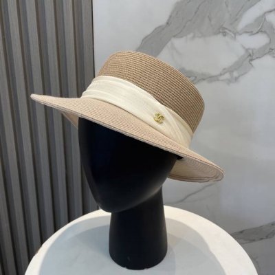 香奈儿Chanel2025新款拉菲草草帽 高级定制 名媛风 细节待上 夏季防晒防紫外线 出行必备 百搭好看