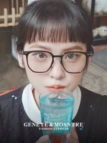 Louis Vuitto*超轻眼镜框女可配度数近视镜片大框素颜圆脸韩版眼睛镜架潮
