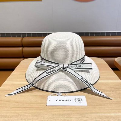 Chanel香奈儿灯笼草帽 高端定制 名媛必备 头围57Cm