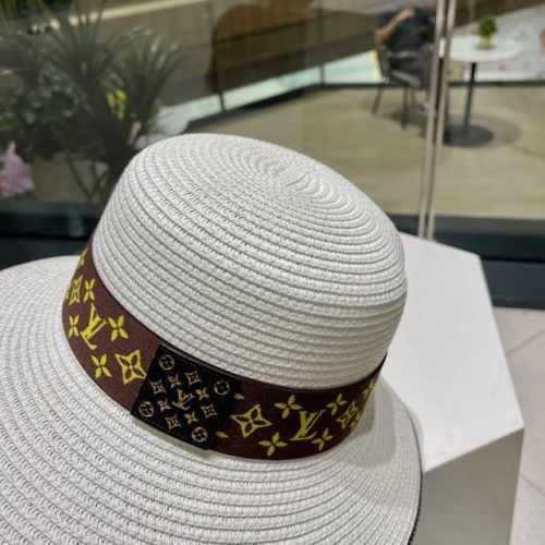 新款Lv 草编经典爆款盆帽草帽礼帽简约大方，百搭单品～出街首选，新款帽型超美腻