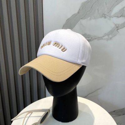 配防尘袋. Miumiu缪缪 新款订单款刺绣棒球帽大牌款超好搭配 赶紧入手