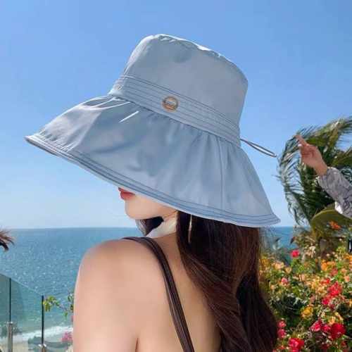 Dior迪奥 春夏季新款大帽檐渔夫帽，可折叠很好搭配，出街必备