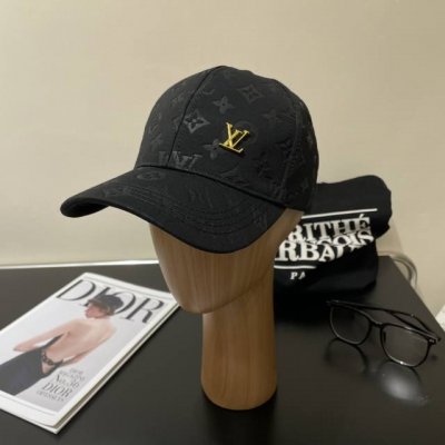 路易威登棒球帽Louisvuitton lv棒球帽 简约大气 经典老花 男女通用