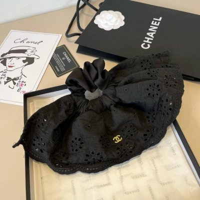 Chanel香奈儿蝴蝶结发圈 黑