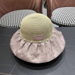 Fendi 芬迪夏季新款珍珠帽子女百搭针织透气户外防晒遮阳帽 夏季蝴蝶结太