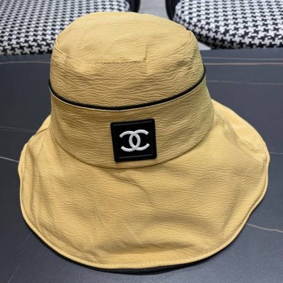 Chanel香奈儿 新款小香风折叠款渔夫帽，独特花瓣设计～复古文艺