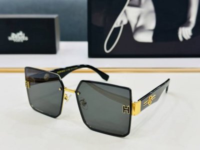 爱马仕 网红款 9717 Size：61口15-145 超级经典 高品质墨镜色] B倍戴豪无压力！