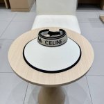 P80 塞琳Celine2025新款防晒帽女夏遮脸防紫外线遮阳帽发箍式空顶帽韩太阳帽