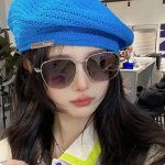 Gucci 2025官方新款 众多明星同款新款大框偏光墨镜 宝丽来超清加厚太阳镜型号：G6162