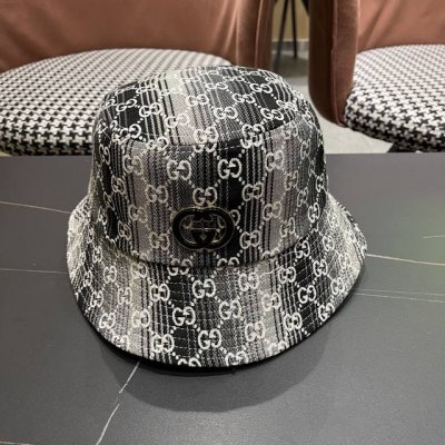 Gucci古奇渔夫帽官网同步上线 韩版新款英式运动款重工定制款1:1原单品质 男女通用渔夫帽 美邦提花地质面料 原版质量专柜