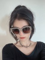 P80 Chane 香奈儿时尚方框太阳镜 顶级奢侈品 高品质[亲亲] 气质非凡 女士开车墨镜[爱情] 型号：Ch4221