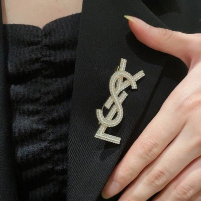 Ysl圣罗兰专柜新款同步上新胸针，是最懂女人的饰物。那些倾注了全部心血去做自己的女人，往往更珍惜胸针的意义。圣罗兰女士把胸针别在帽子上，并告诉那些模仿她的时髦女