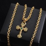 Chrome Hearts 克罗心火焰吊坠项链