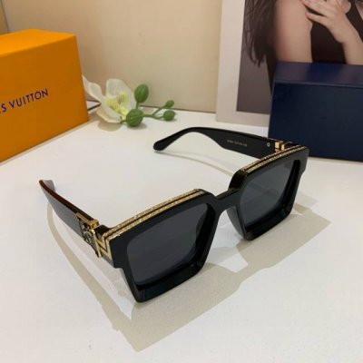 Lv 路易威登 时尚潮流男女方框墨镜 网红同款太阳镜 百搭潮流眼镜！出游必备遮阳镜