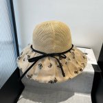 gucci古奇新款灯笼帽 遮阳草帽 防紫外线帽檐 头围57Cm